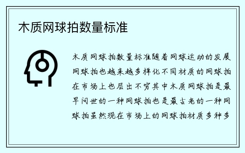 木质网球拍数量标准